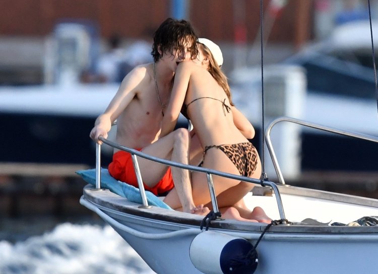 Timothée Chalamet and Lily Rose