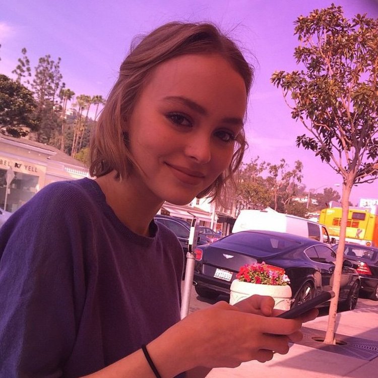 Daughter of Johnny Depp and Vanessa Paradis Lily-Rose