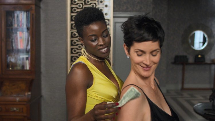 Sarita Choudhury and Carrie-Anne Moss