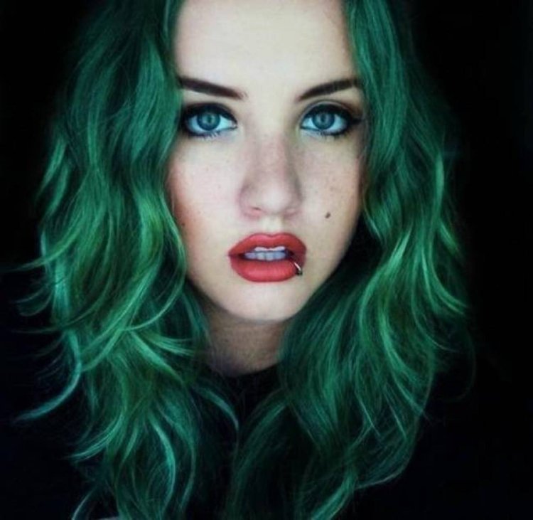 Green hair