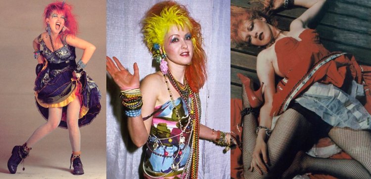 Cyndi Lauper in her youth