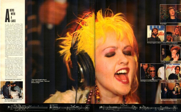 Cyndi Lauper we are the World