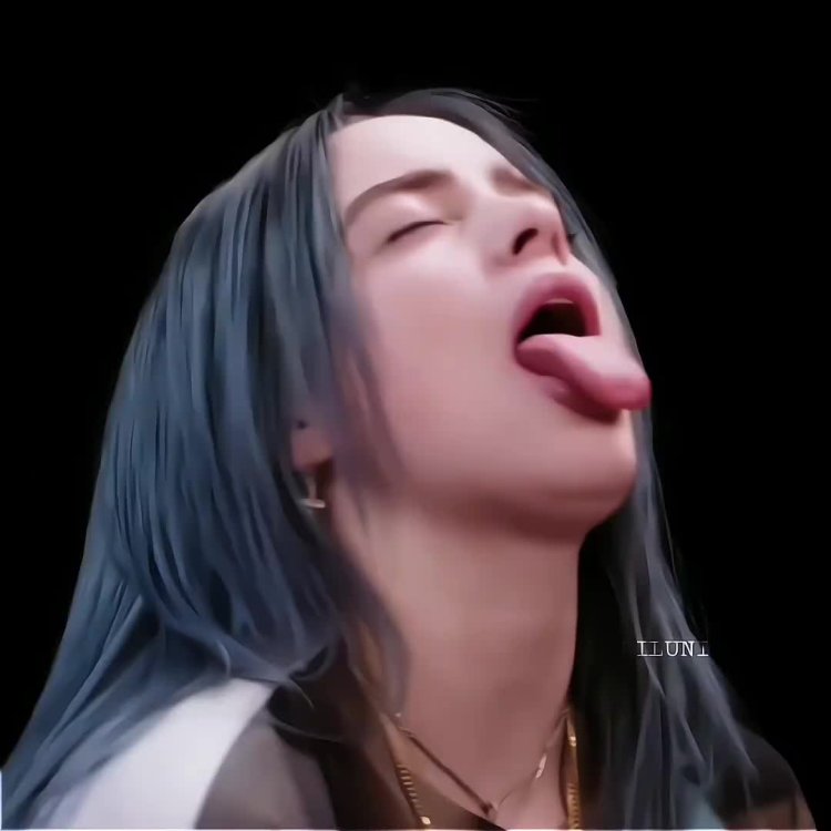Billie Eilish tongue