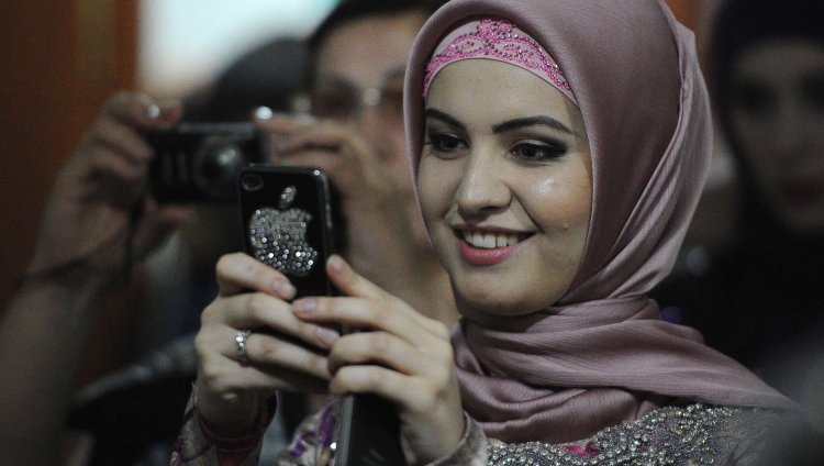 Muslim women in Chechnya