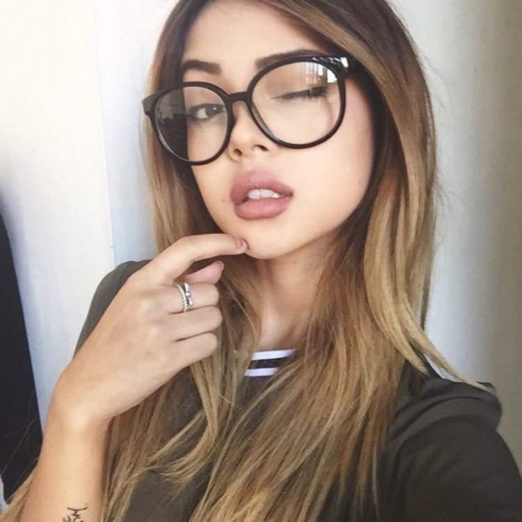 Lily Maimak with glasses