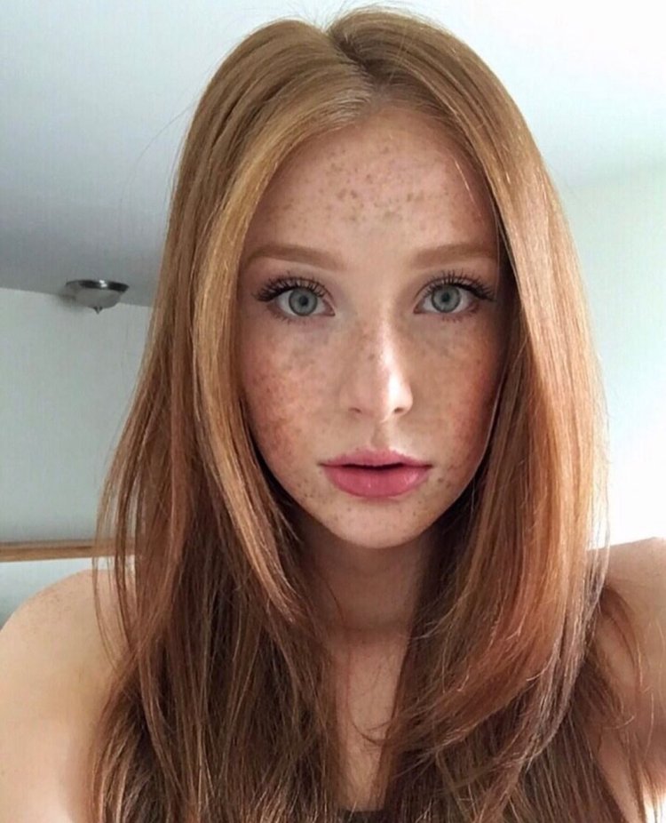 Blonde girls with freckles