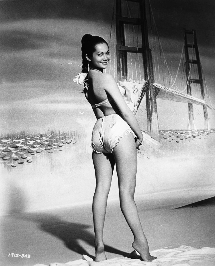 Nancy Kwan in Lingerie