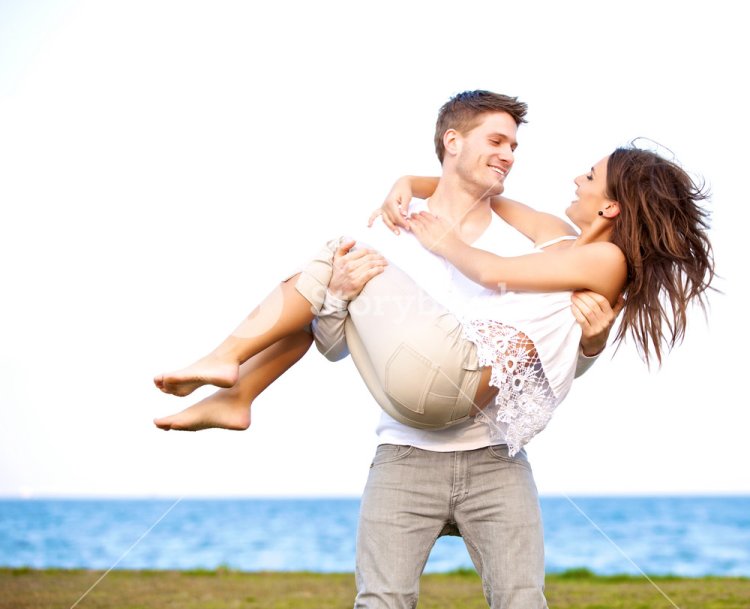 Man is carried in his arms