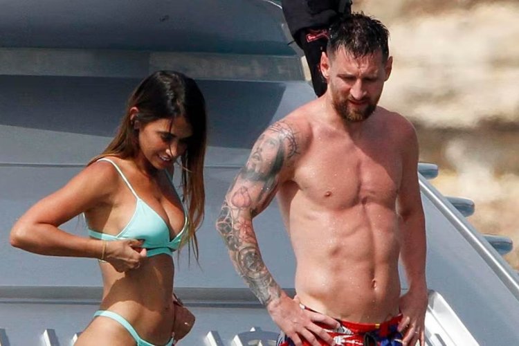 Messi's wife photo