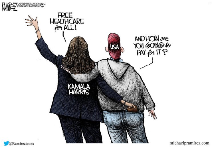 Kamala Harris cartoons