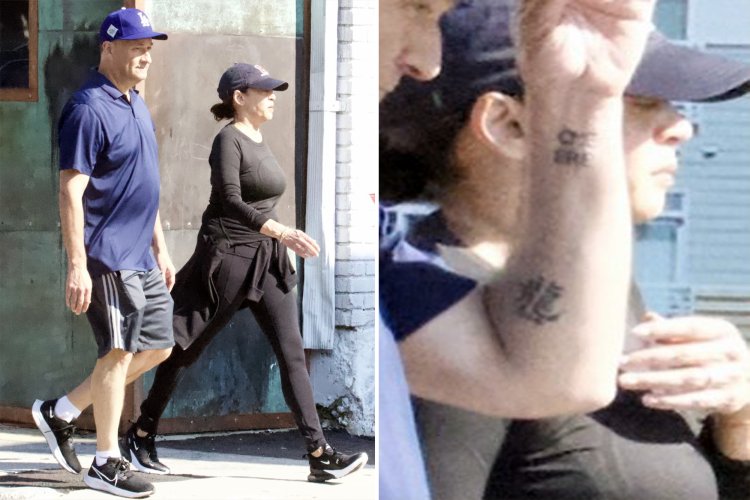 Kamala Harris standing on her hands