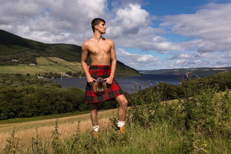 Bruce Robinson and kilt