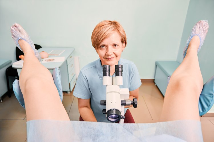 Examination at the gynecologist