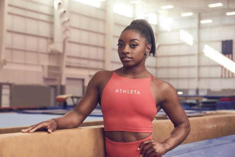 American gymnast Simone Biles