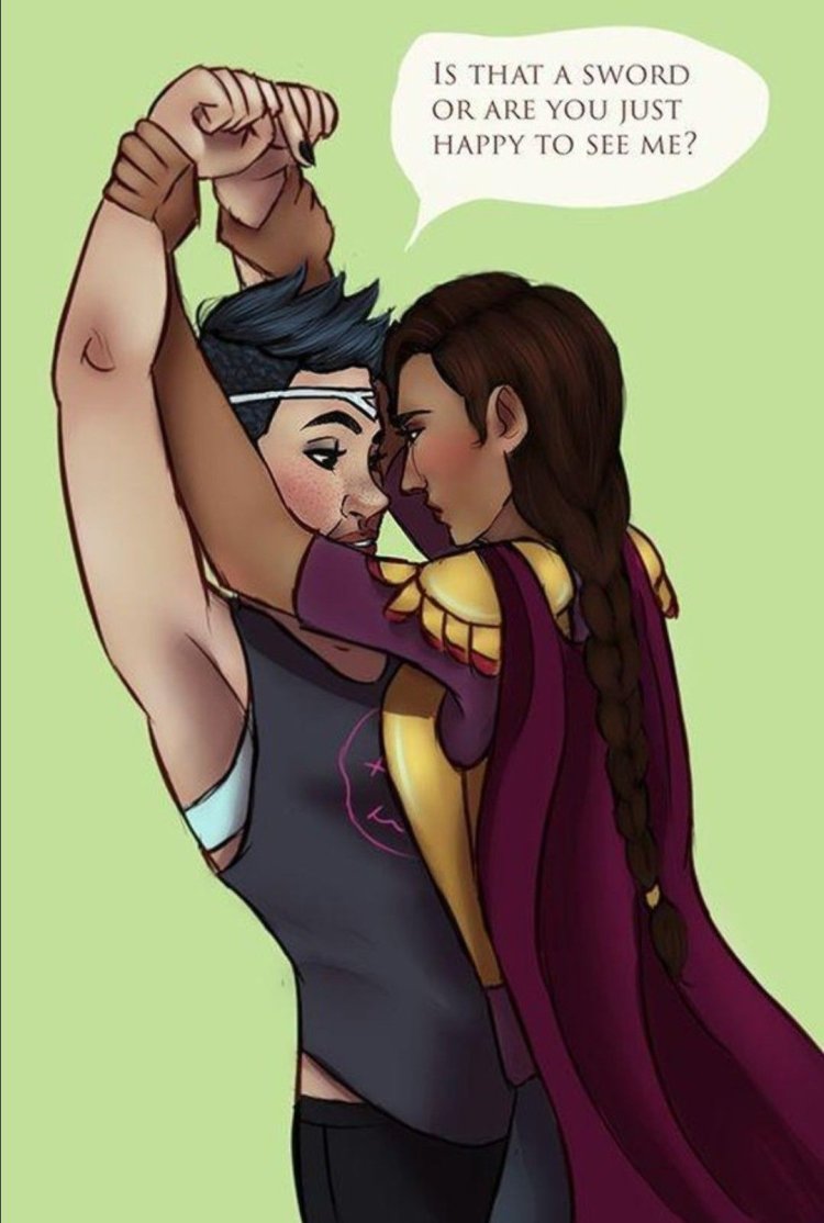 Percy jackson waist and reyna