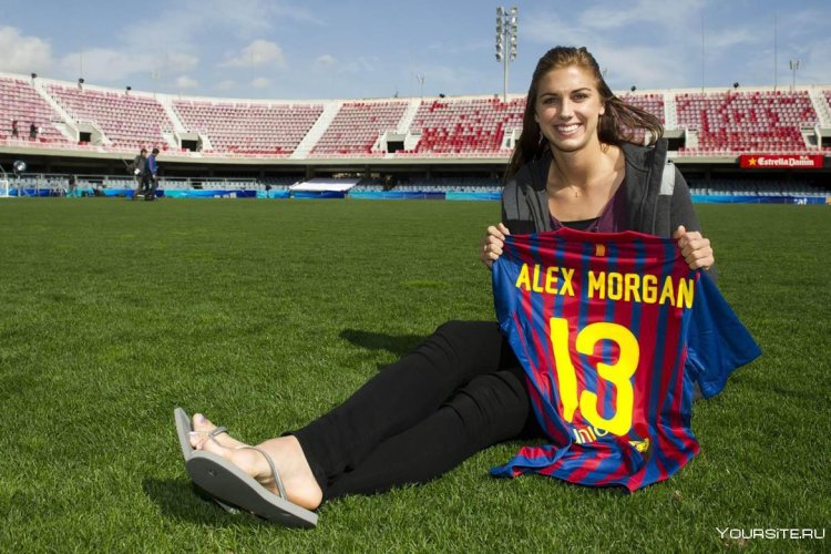 Alex Morgan in Barcelona