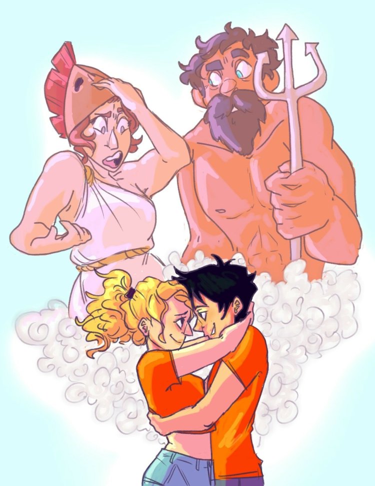 Heroes of Olympus Percy and Poseidon