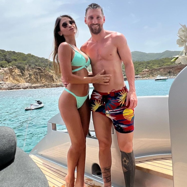 Antonella Roccuzzo Ibiza 2022