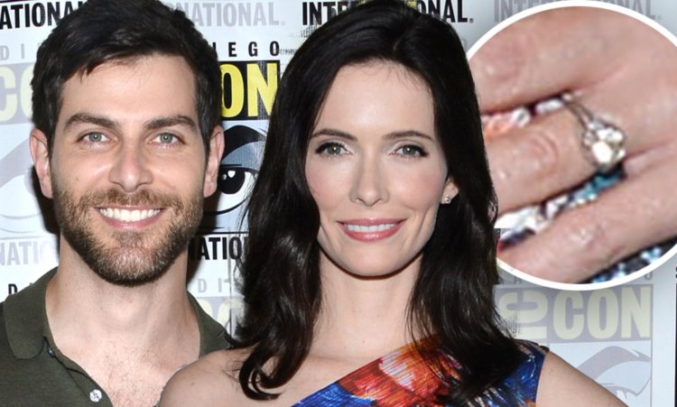 Bitsie Tulloch with her husband