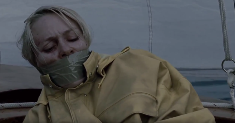 Naomi Watts with her mouth sealed