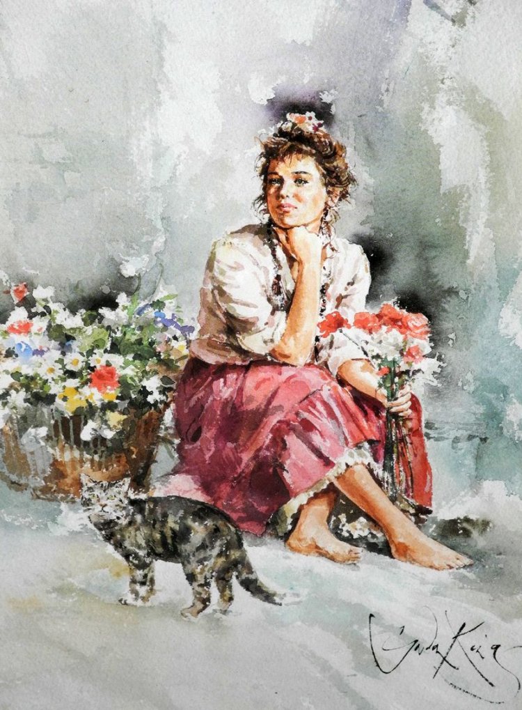 English artist Gordon King