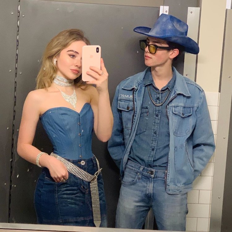 Griffin Glitch and Sabrina Carpenter