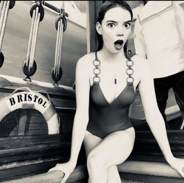 Anya Taylor-Joy in a swimsuit