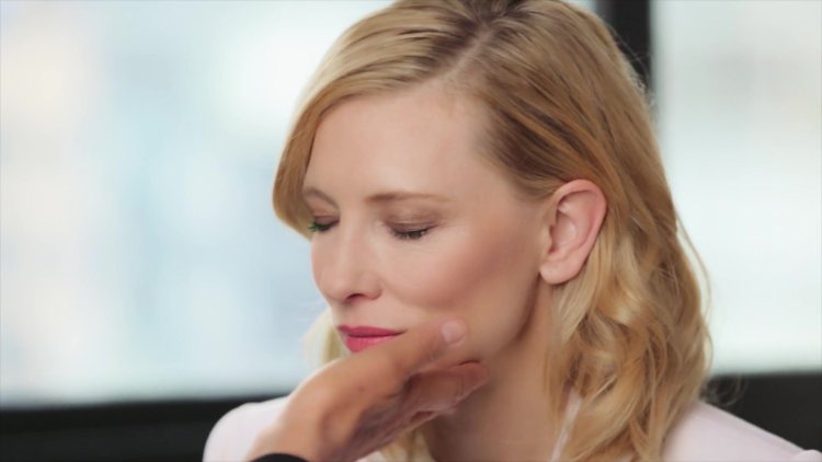 Cate Blanchett in her youth without makeup