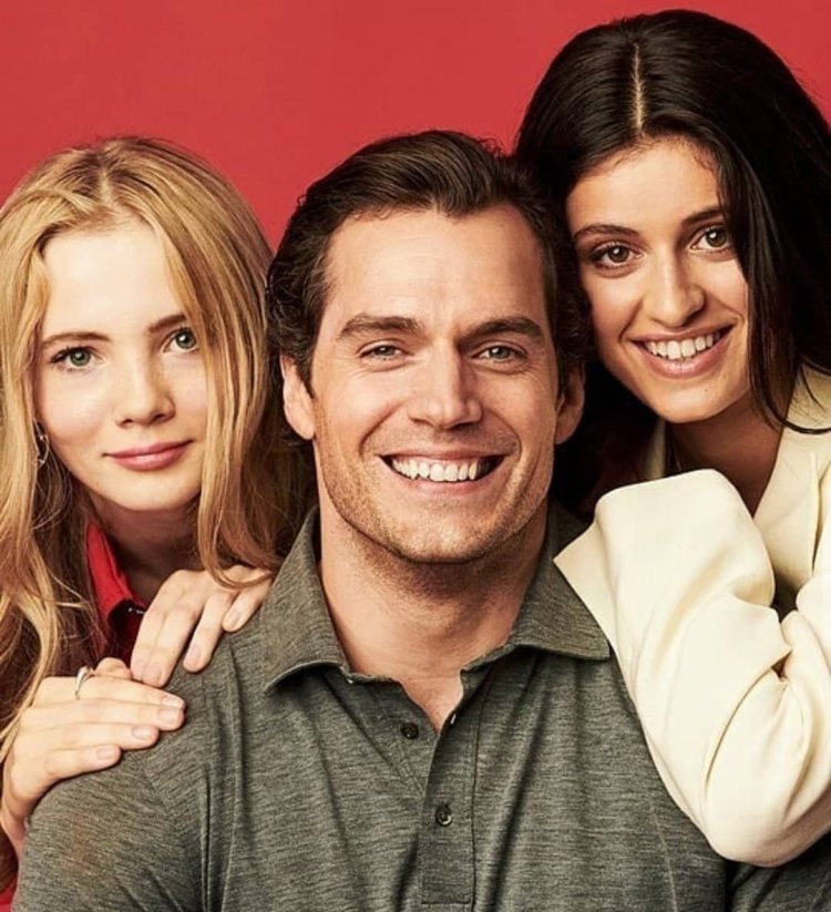 Henry Cavill and Anya Chalotra