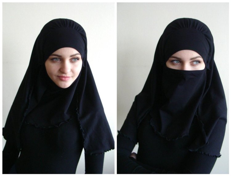 Burqa veil hijab
