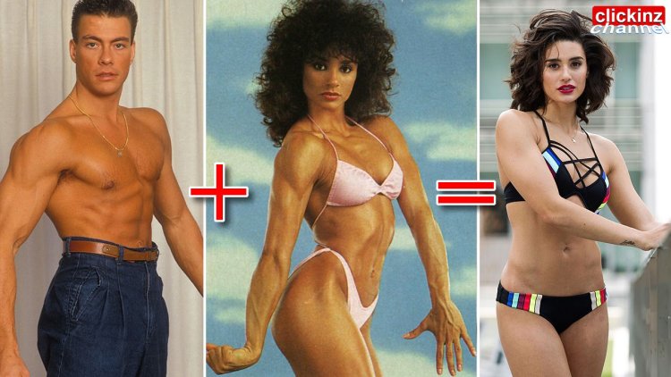 Jean-Claude Van Damme and Gladys Portugues in their youth