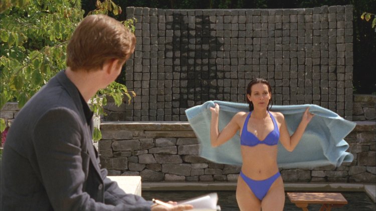 Christine Chatelyn in a swimsuit