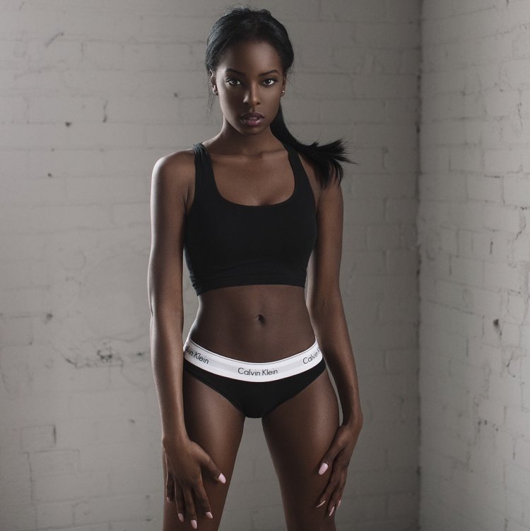 Renee Herbert in a swimsuit