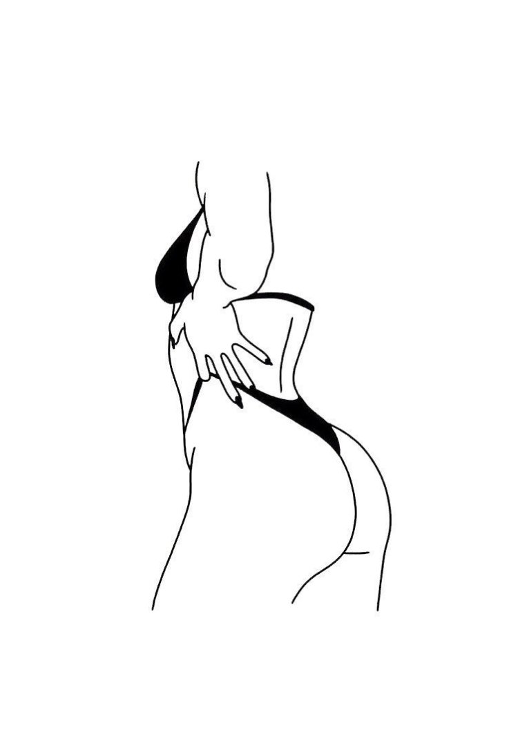 Woman body silhouette