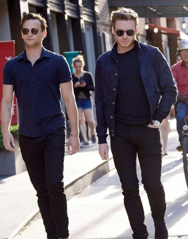 Brandon Flynn and Richard Madden