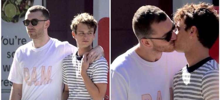 Brandon Flynn and his boyfriend 2019