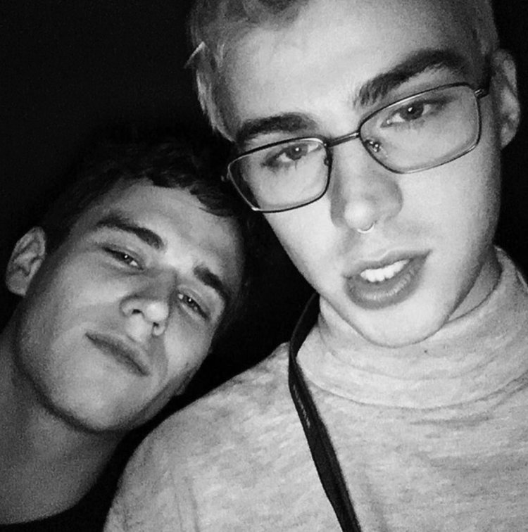 Miles Heizer and Brandon