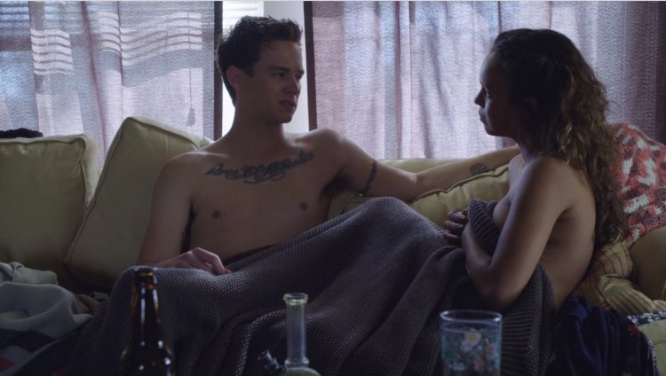 Brandon Flynn and Alisha Boe
