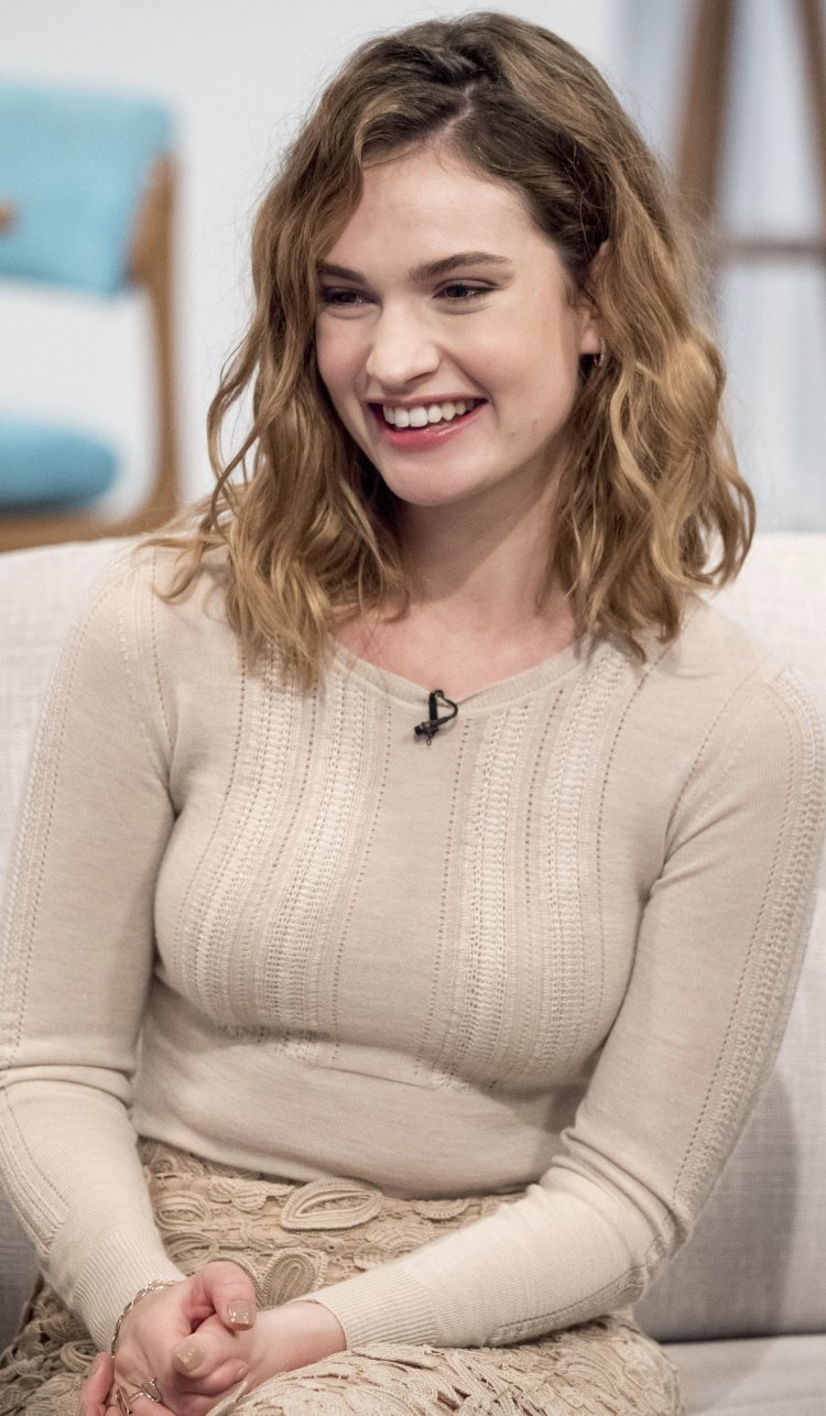 Lily James hot