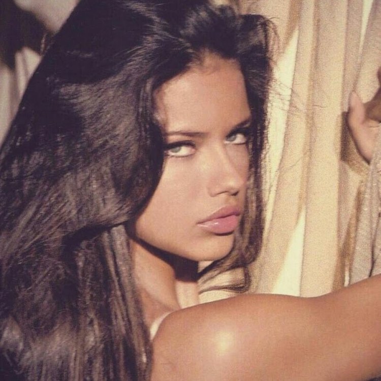 Adriana Lima in her youth