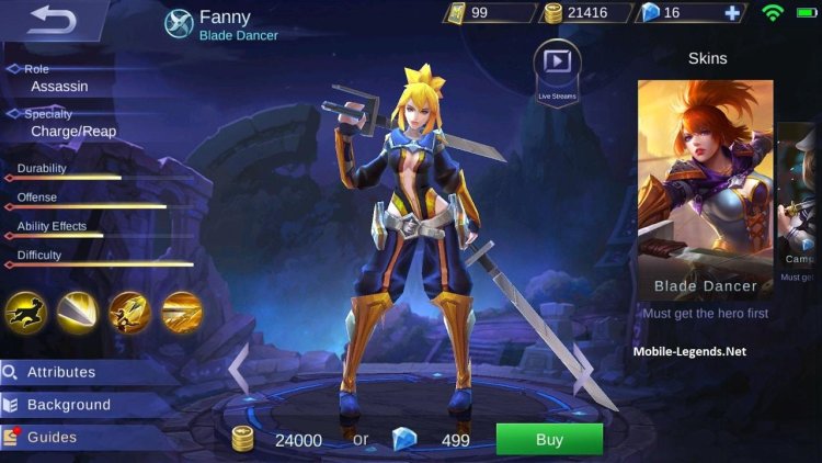 Fanny mobile Legends Fanny