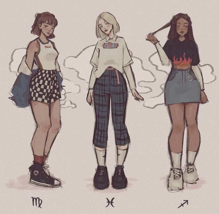 Trendy drawing styles