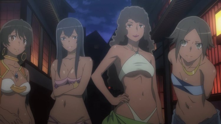 Danmachi bell and harem