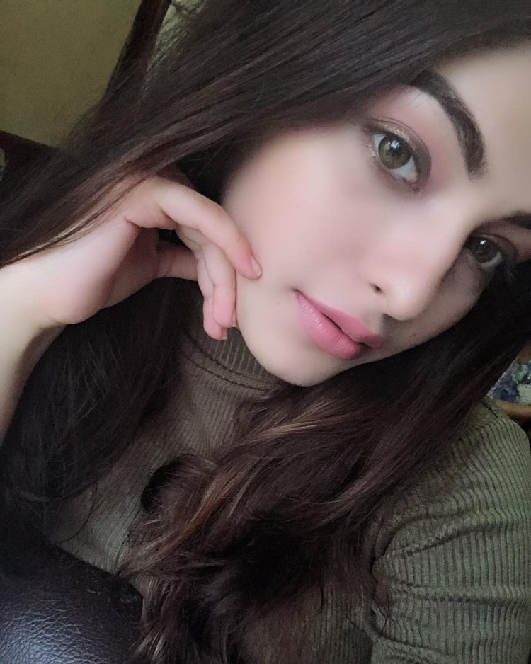 Selfie of a sweet girl