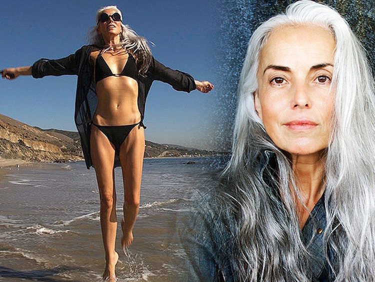 61-year-old model Yasmina Rossi