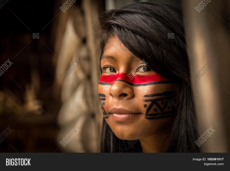 Native Brazilian girl smiling