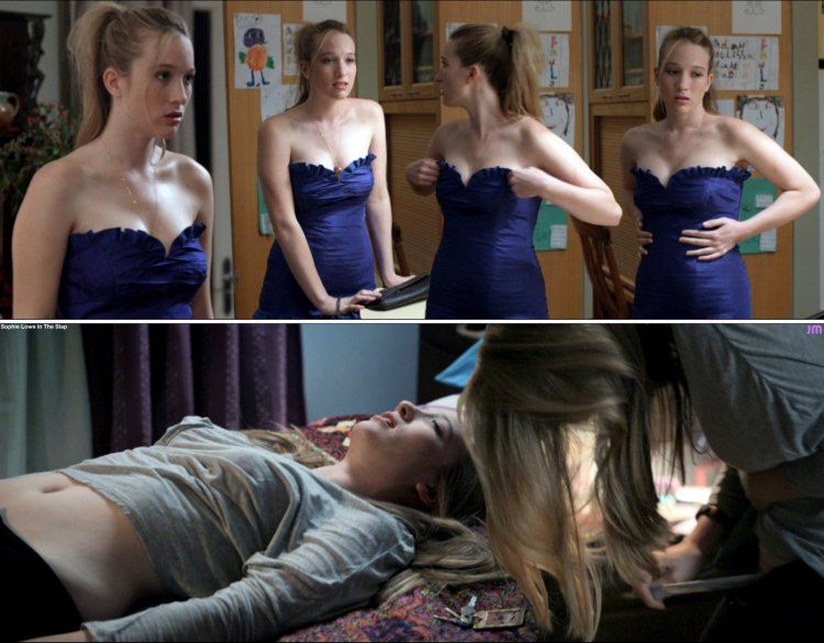 Sophie Colquhoun in a swimsuit