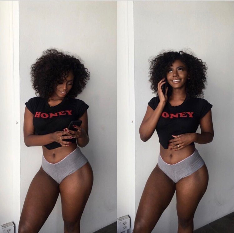 Black aesthetic girl body