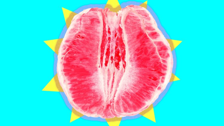 Grapefruit that looks like a vagina