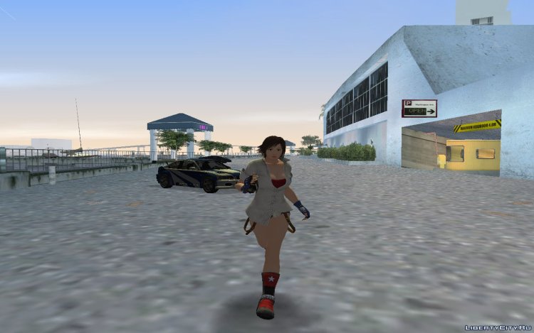 GTA mod for the female character Vice City